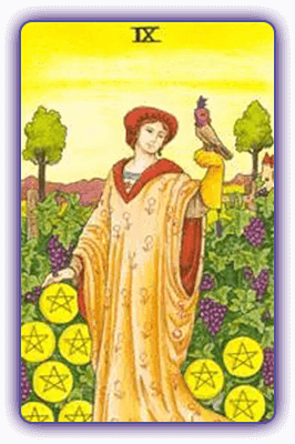 Nine of Pentacles